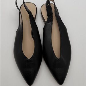 Cole Haan Black Slingback Flats NEOT